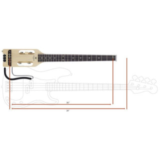 Бас-гитара Traveler Guitar Ultra Light Bass Maple Natural Traveler Guitar Ultra Light Bass Maple Natural