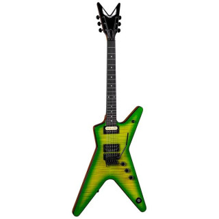 Джин Гуitars США ML Floyd Flame Top Slime Dean Guitars USA ML Floyd Flame Top Slime