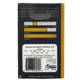 Сопрано-саксофон Legere American Cut 2.0 Legere American Cut Soprano Sax 2.0