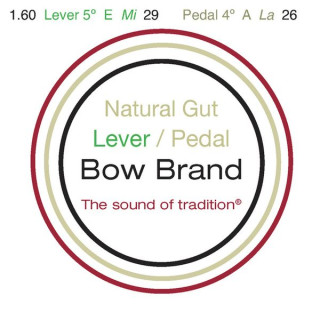 Смычковая марка NG 5-я струна для гуслей №29 Bow Brand NG 5th E Gut Harp String No.29