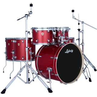 Ludwig Evolution 22" 6pc Crimson Spkl Ludwig Evolution 22" 6pc Crimson Spkl