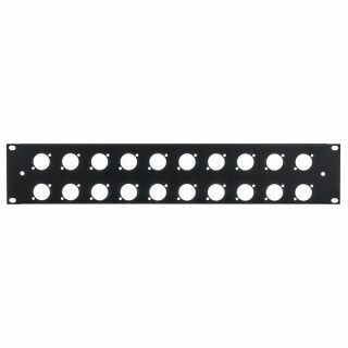 Панель стойки Thon 2U 20XLR 90° Thon Rack Panel 2U 20XLR 90°