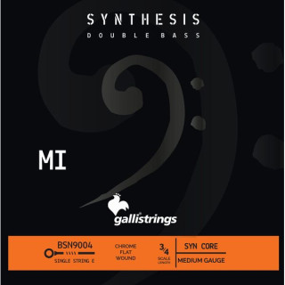 Струны Galli Strings BSN9004 Light 3/4 DB E-струна Galli Strings BSN9004 Light 3/4 DB E String