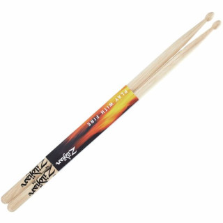 Zildjian 5A Палочки из гикори с деревянным наконечником Zildjian 5A Hickory Sticks Wood Tip