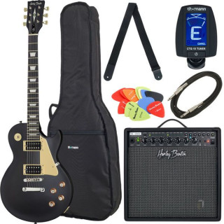 Электрогитара Harley Benton SC-400 SBK Classic Series Bundle №533702 (Комплект)