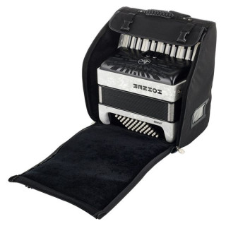 Hohner Bravo II 48 белый бесшумный ключ Hohner Bravo II 48 White silent key