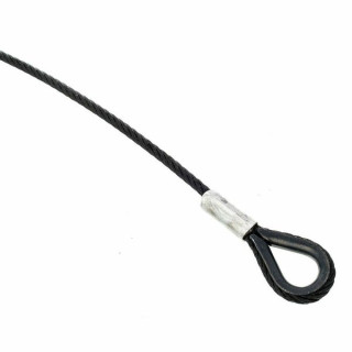 Страховочный трос Stairville Safety 80cm/4mm Black 10kg Stairville Safety 80cm/4mm Black 10kg