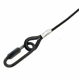 Страховочный трос Stairville Safety 80cm/4mm Black 10kg Stairville Safety 80cm/4mm Black 10kg