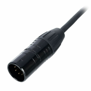 Stairville PDC5BK IP65 DMX кабель 3 м 5pin Stairville PDC5BK IP65 DMX Cable 3m 5pin