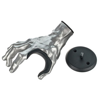 Крепление для гитары GuitarGrip Silver Metallic Male Hand RH