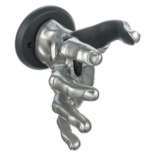 Крепление для гитары GuitarGrip Silver Metallic Male Hand RH