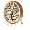 Земной шаманский барабан 45см Кокопелли Terre Shaman Drum 45cm Kokopelli