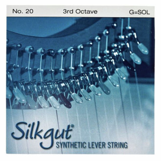 Струна для арфы Bow Brand Silkgut 3rd G Harp Str. No.20 Bow Brand Silkgut 3rd G Harp Str. No.20