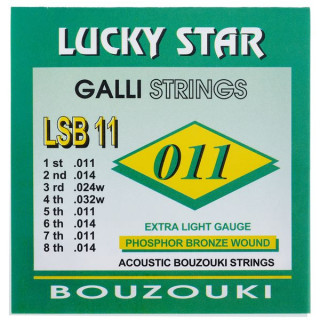 Струны для бузуки Galli Strings LSB11 Greek Bouzouki Strings Galli Strings LSB11 Greek Bouzouki Strings