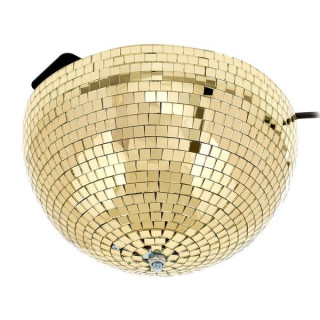 Зеркальный шар Eurolite Half 30 см золотой Eurolite Half Mirror Ball 30cm gold