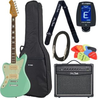 Harley Benton JA-60CC LH Seafoam зеленый Набор №558470 Harley Benton JA-60CC LH Seafoam Green Bundle №558470