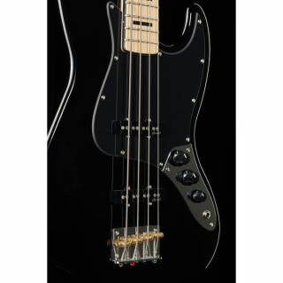 Бас-гитара Harley Benton JB-75MN Black Vintage Series