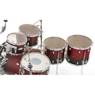 Серия DrumCraft 6 2up 2down Красное переливы DrumCraft Series 6 2up 2down Red Fade