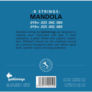 Струны Galli PHB90S Mandola Str. Medium Galli Strings PHB90S Mandola Str. Medium