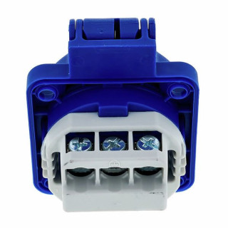 Розетка PCE 105-0b S-Nova синяя PCE 105-0b S-Nova Socket Blue