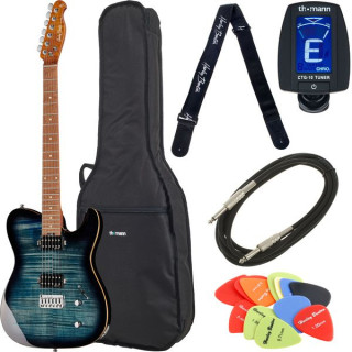 Электрогитара Harley Benton Fusion-T HH HT Roasted FBLB Bundle №566926 (Комплект)