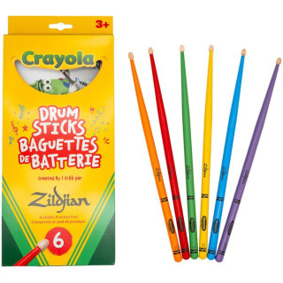Zildjian Crayola Kids Палочки для барабанов Zildjian Crayola Kids Drumsticks