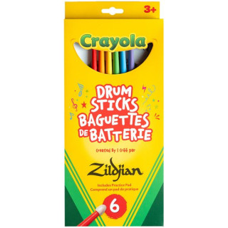 Zildjian Crayola Kids Палочки для барабанов Zildjian Crayola Kids Drumsticks