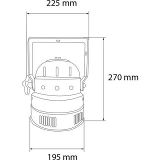 Stairville LED Par56 Pro 24x3 Вт черный RGB Stairville LED Par56 Pro 24x3W black RGB