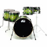 Фирменный зеленый взрыв DW Satin DW Satin Specialty Green Burst