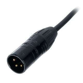 Stairville PDC3BK IP65 DMX кабель 5 м 3pin Stairville PDC3BK IP65 DMX Cable 5m 3pin