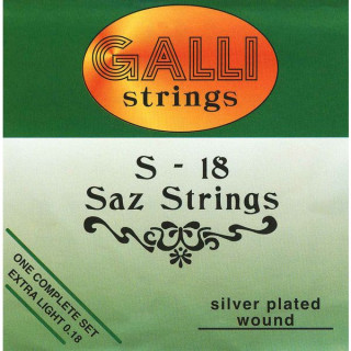 Набор струн Galli Strings S018 Saz Galli Strings S018 Saz Strings Set