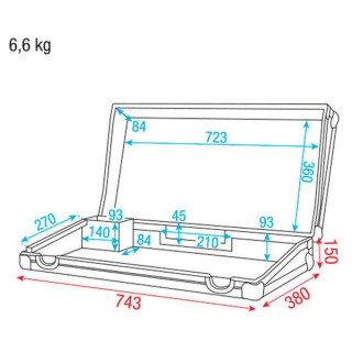 Кейс Showtec Case for Showmaster48 Showtec Case for Showmaster48