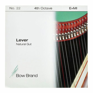 Струна Bow Brand NG 4th E Gut Harp String No.22