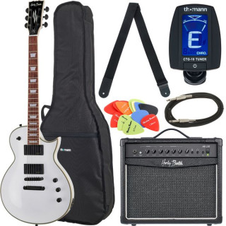 Комплект Harley Benton SC-Custom II Active Whi Harley Benton SC-Custom II Active Whi Bundle