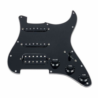 Бесшумная катушка Mojotone 58 HSS Pickguard BK Mojotone 58 Quiet Coil HSS Pickguard BK