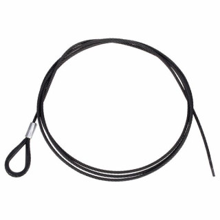 Страховочный трос Stairville Steelwire Safety 300cm/5mm Bk Stairville Steelwire Safety 300cm/5mm Bk