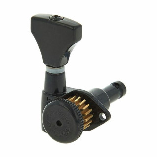 Гитарный тюнер с фиксатором Hipshot Grip-Lock BK L Hipshot Grip-Lock Guitar Tuner BK L