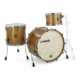Металл Sonor SQ1 Rock GT из сатинированного золота. Sonor SQ1 Rock GT Satin Gold Metal.