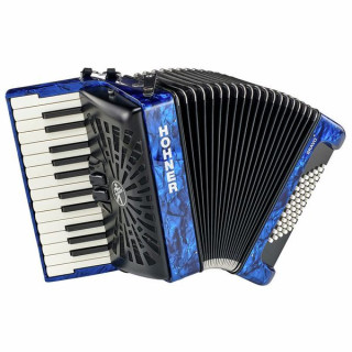 Аккордеон Hohner Bravo II 48 Blue silent key Hohner Bravo II 48 Blue silent key