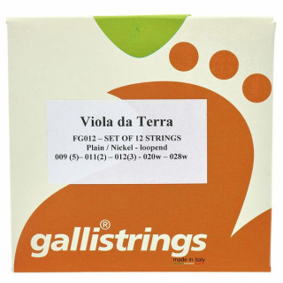 Струны Galli FG012 Струны для виолы да Терра Galli Strings FG012 Viola da Terra Strings