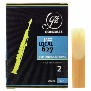 Трости для саксофона Gonzalez Local 627 Soprano Sax 2.0 Gonzalez Local 627 Soprano Sax 2.0