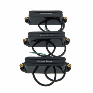 Комплект горячих направляющих Seymour Duncan ST-Style черного цвета Seymour Duncan ST-Style Hot Rails Set Black