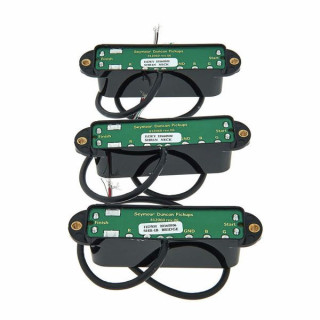 Комплект горячих направляющих Seymour Duncan ST-Style черного цвета Seymour Duncan ST-Style Hot Rails Set Black