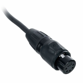 DMX-кабель Stairville PDC5BK IP65 DMX Cable 5m 5pin Stairville PDC5BK IP65 DMX Cable 5m 5pin