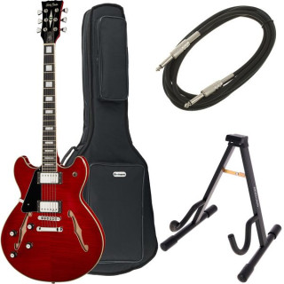 Harley Benton HB-35Plus LH Вишневый комплект Harley Benton HB-35Plus LH Cherry Bundle