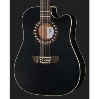 Электроакустическая гитара Harley Benton Custom Line CLD-10SCE-12BKS Harley Benton Custom Line CLD-10SCE-12BKS