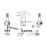 Набор для звукоснимателей Artec SE-2A Bass Electronic Set