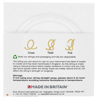 Лад Bow Brand NG 1st G Gut Гарпунный струна №6 Bow Brand NG 1st G Gut Harp String No.6