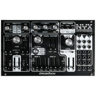 Dreadbox Nyx RE  - это мощный синтезатор с множеством возможностей для создания уникальных звуков. Dreadbox Nyx RE