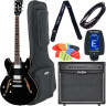 Винтажная серия Harley Benton HB-35LH BK Набор №382459 Harley Benton HB-35LH BK Vintage Series Bundle №382459